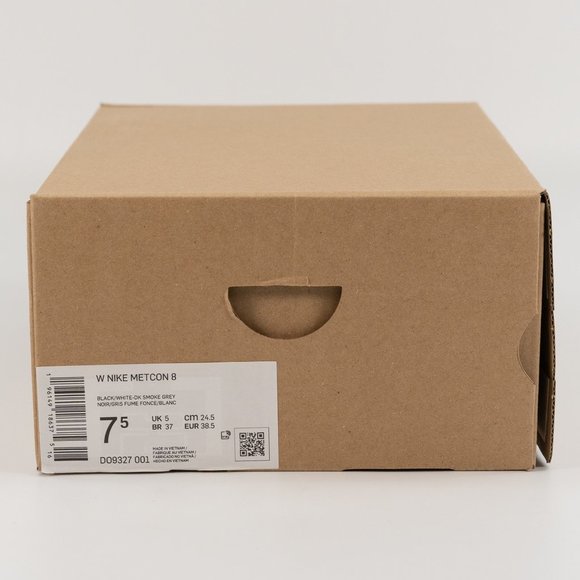 Nike Women's Metcon 8 'Black Dark Smoke Grey' DO9327-001 Gym Training Crossfit - Picture 12 of 16